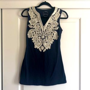 INC Navy Tunic Dress